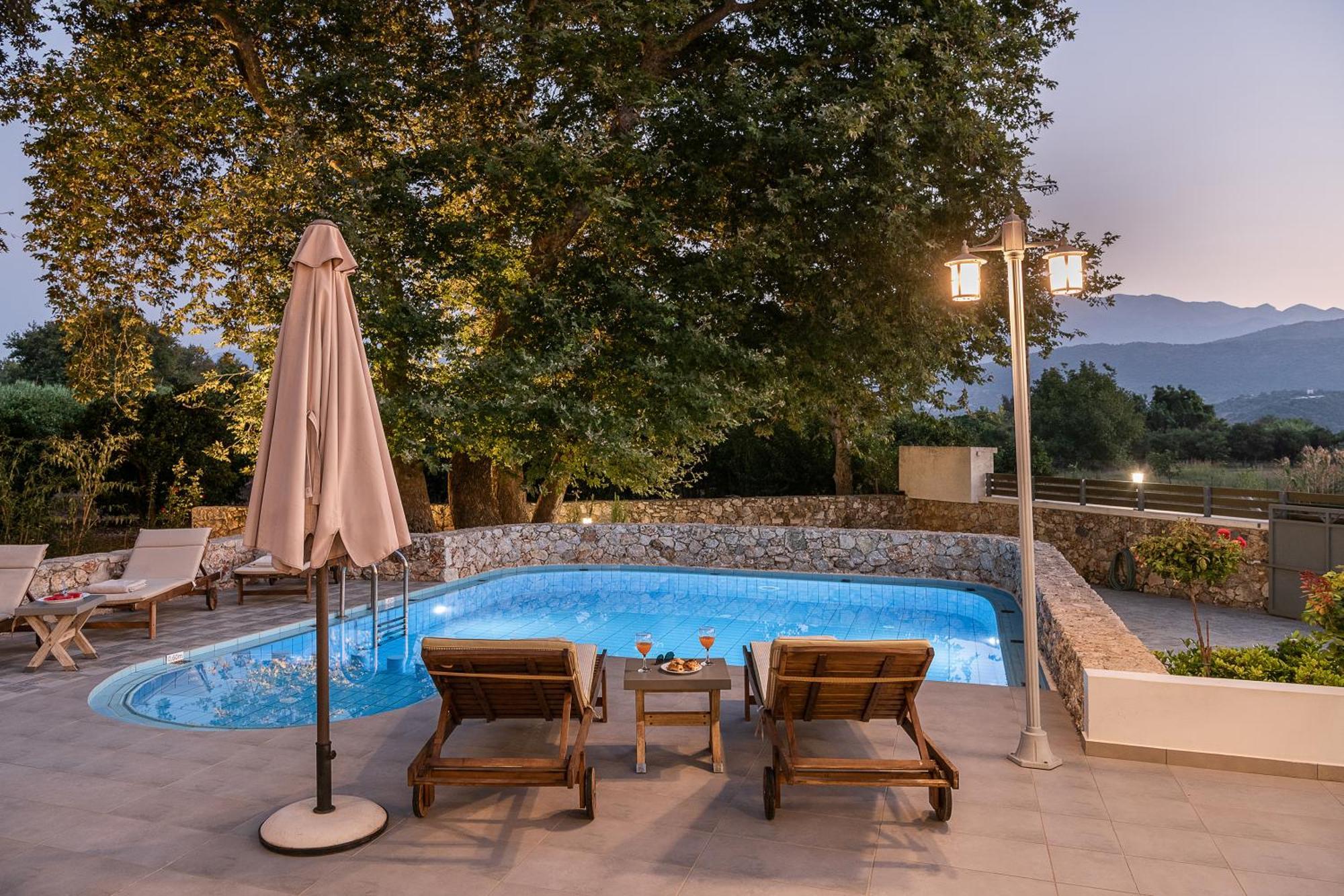 Villa Nature, Heated Pool Kalyves Exterior foto