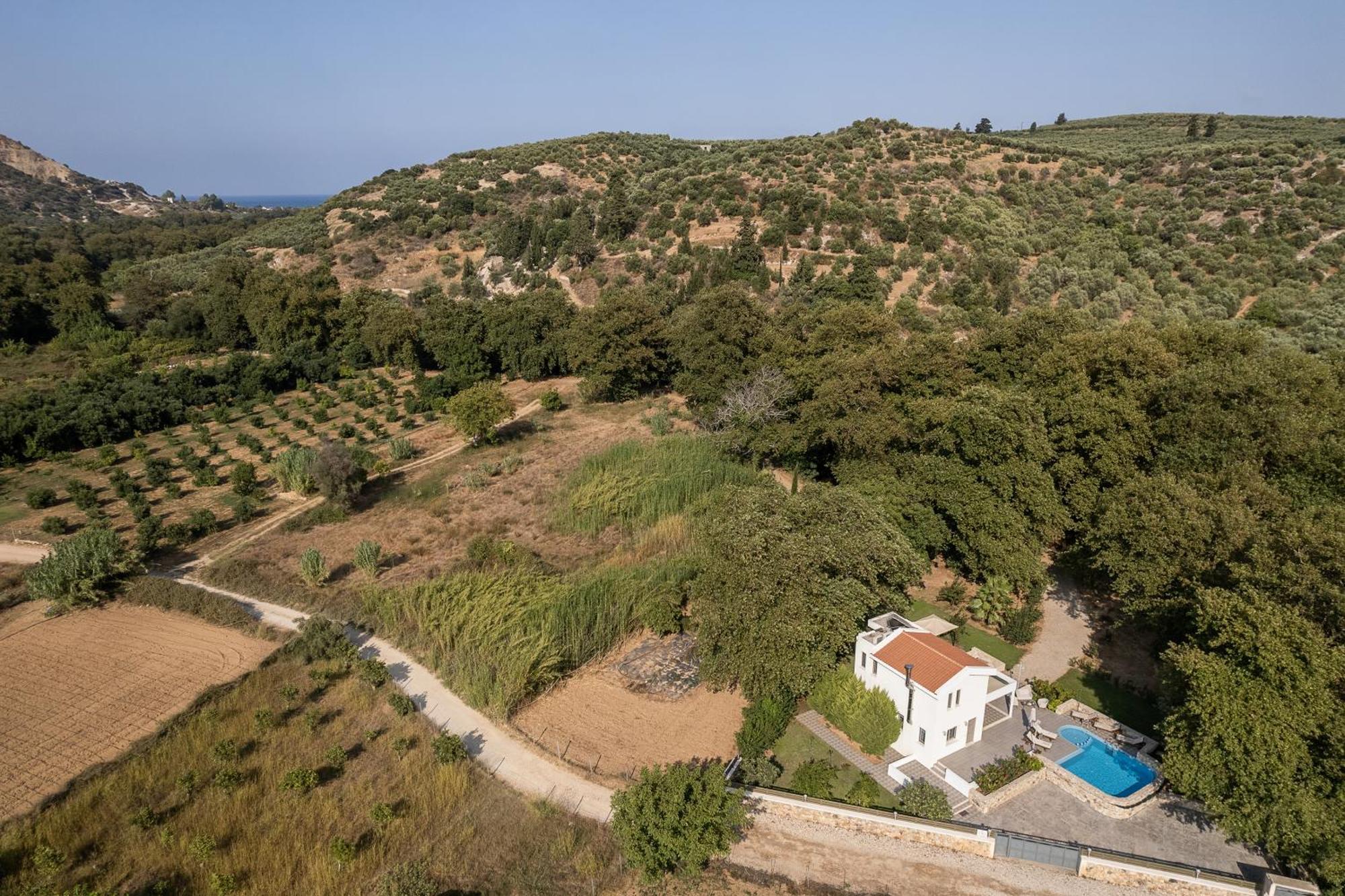 Villa Nature, Heated Pool Kalyves Exterior foto