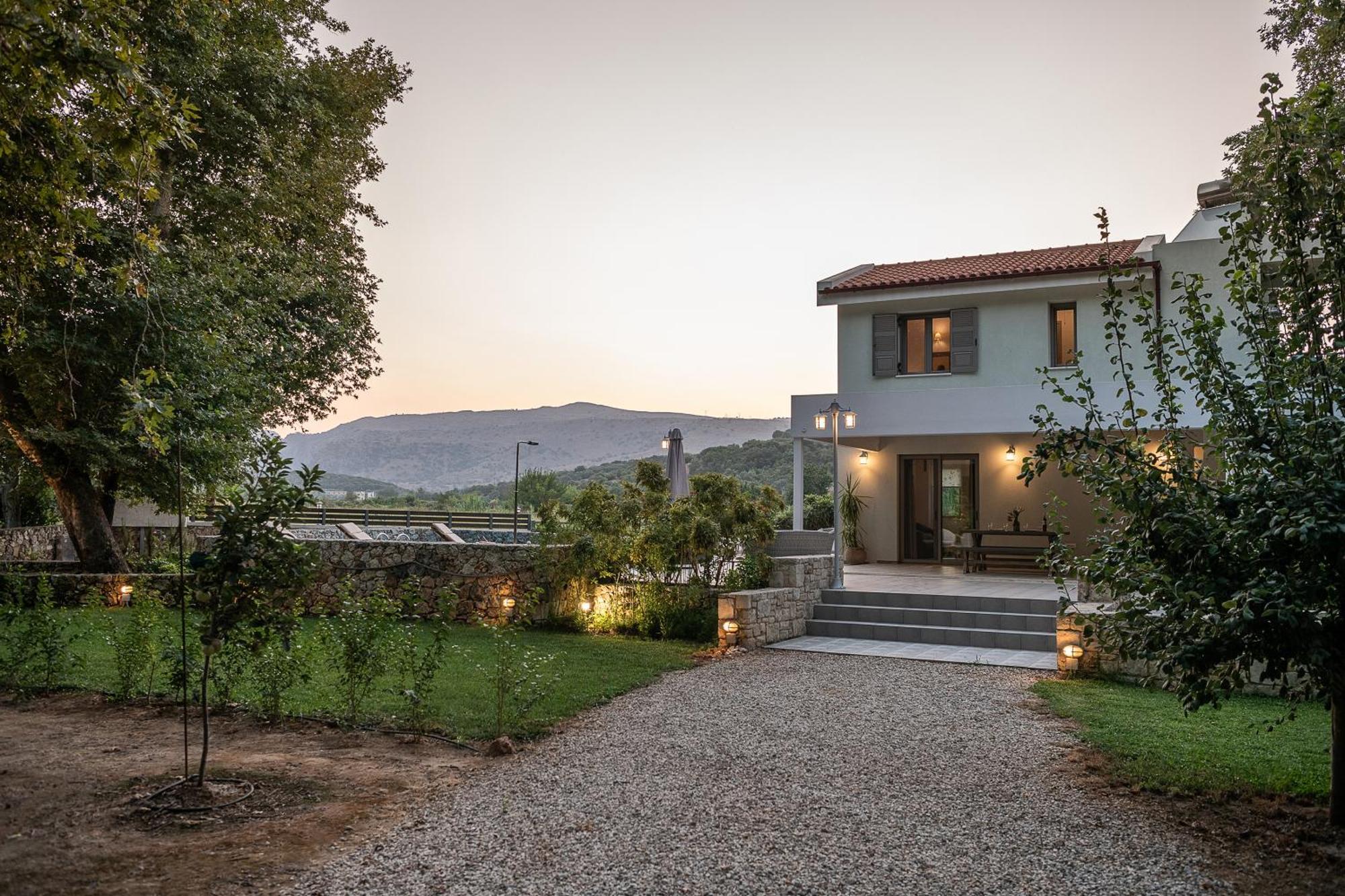 Villa Nature, Heated Pool Kalyves Exterior foto